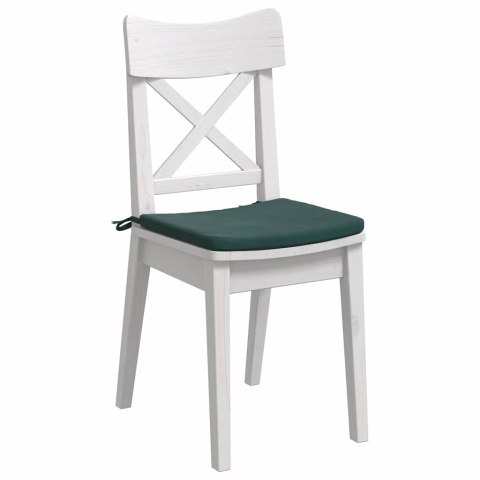 PODUSZKI NA SIEDZISKA 4 SZT. CIEMNA ZIELEŃ 40X40X3CM