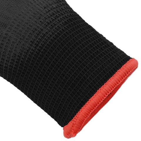 RĘKAWICE ROBOCZE 24 PCS CZARNY 7 / S POLIESTER