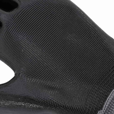 RĘKAWICE ROBOCZE 24 PCS SZARY I CZARNY 10 /XL POLIESTER