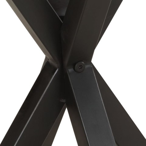 VidaXL Stolik boczny, 48x48x56 cm, lite drewno z odzysku