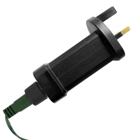 VidaXL Choinka świąteczna LED na maszcie flagowym 1534 diody LED Ciepła biel 500 cm