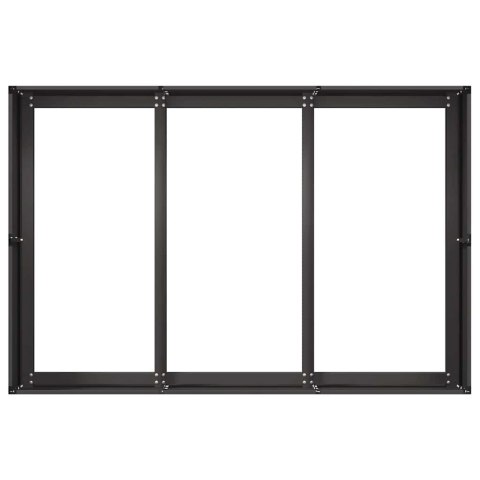 DONICZKA CZARNA 120X80X40CM STALOWA