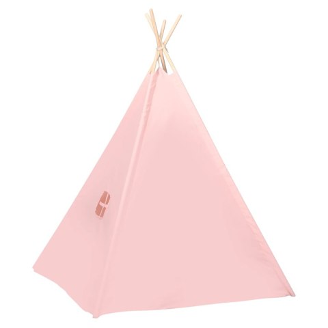 NAMIOT DZIECIĘCY TIPI Z TORBĄ PEACH SKIN RÓŻ 120X120X150CM