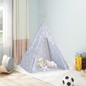 NAMIOT TIPI DLA DZIECI TORBA POLIESTER SZARY 115X115X160CM