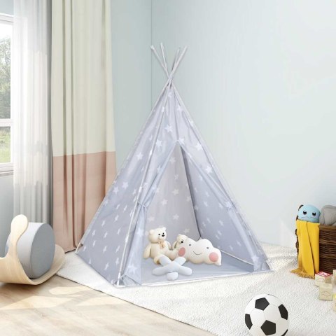NAMIOT TIPI DLA DZIECI TORBA POLIESTER SZARY 115X115X160CM