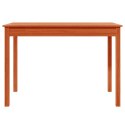 VidaXL Stół jadalniany, woskowy brąz, 110x55x75 cm, drewno sosnowe