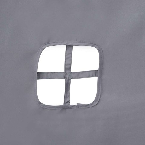 SZARY NAMIOT DZIECIĘCY TIPI Z TORBĄ PEACH SKIN 120X120X150CM