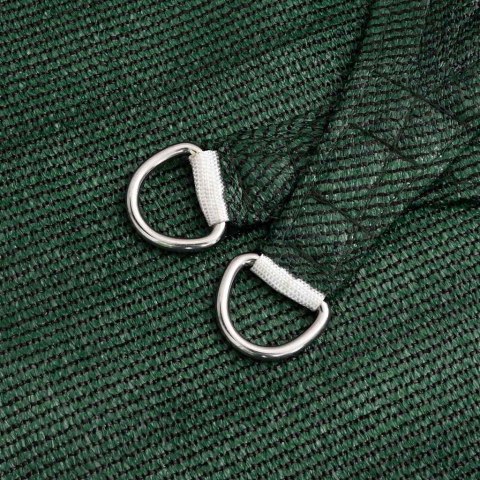 ŻAGIEL PRZECIWSŁONECZNY 160G/M² CIEMNOZIELONY 5X7X7M HDPE