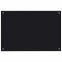 BACKSPLASHE DO KUCHNI 2 PCS CZARNY 90X50CM SZKŁO HARTOWANE