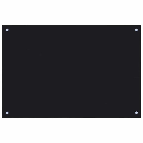 BACKSPLASHE DO KUCHNI 2 PCS CZARNY 90X50CM SZKŁO HARTOWANE