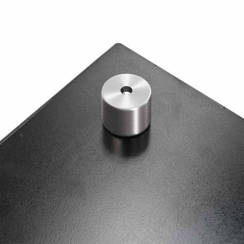 BACKSPLASHE DO KUCHNI 2 PCS CZARNY 90X50CM SZKŁO HARTOWANE