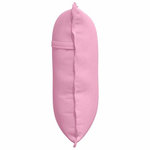 VidaXL Poduszka na plecy Różowy 60 x 19 x 50 cm tkanina