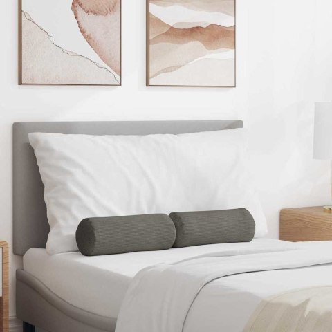 PODUSZKI WAŁKOWE 2 PCS JASNOSZARY Ø 15X40CM