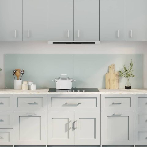 PRZÓD KUCHENNY 2 PCS BIAŁY 100X50CM SZKŁO HARTOWANE