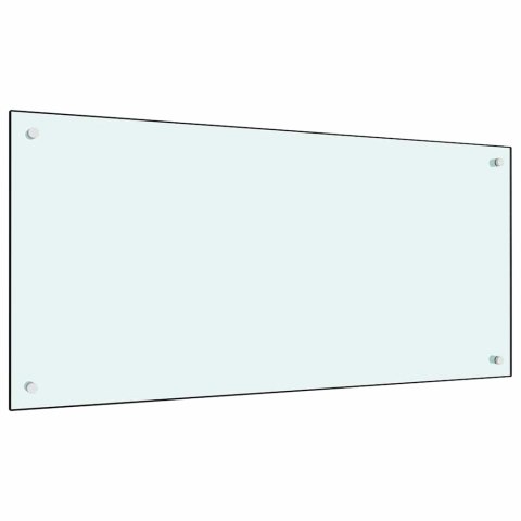 PRZÓD KUCHENNY 2 PCS BIAŁY 100X50CM SZKŁO HARTOWANE