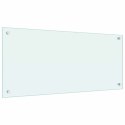 PRZÓD KUCHENNY 2 PCS BIAŁY 90X40CM SZKŁO HARTOWANE