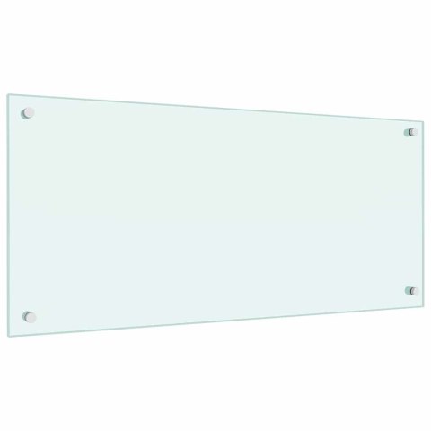 PRZÓD KUCHENNY 2 PCS BIAŁY 90X40CM SZKŁO HARTOWANE