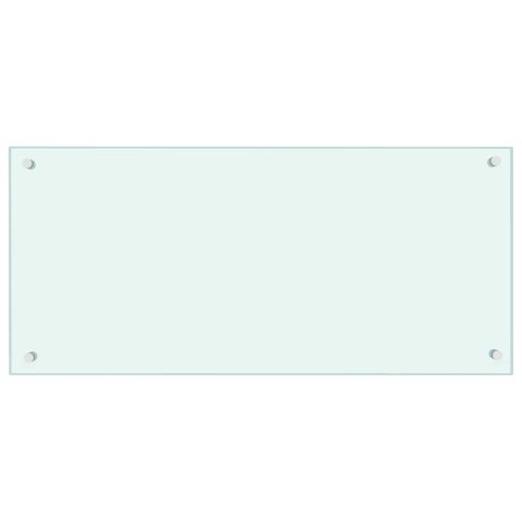 PRZÓD KUCHENNY 2 PCS BIAŁY 90X40CM SZKŁO HARTOWANE