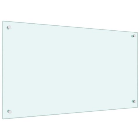 PRZÓD KUCHENNY 2 PCS BIAŁY 90X50CM SZKŁO HARTOWANE