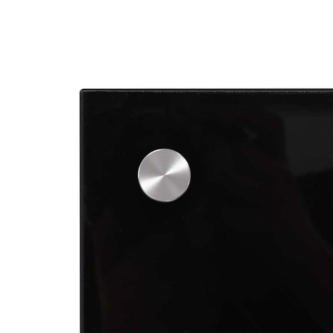 PRZÓD KUCHENNY 2 PCS CZARNY 100X60CM SZKŁO HARTOWANE