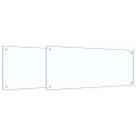 PRZÓD KUCHENNY 2 PCS PRZEZROCZYSTY 100X40CM SZKŁO HARTOWANE