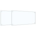 PRZÓD KUCHENNY 2 PCS PRZEZROCZYSTY 100X50CM SZKŁO HARTOWANE