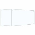 PRZÓD KUCHENNY 2 PCS PRZEZROCZYSTY 100X60CM SZKŁO HARTOWANE