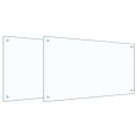 PRZÓD KUCHENNY 2 PCS PRZEZROCZYSTY 90X50CM SZKŁO HARTOWANE