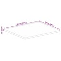 BLAT STOŁU 60X50X2,5CM PROSTOKĄTNY LITE DREWNO AKACJOWE