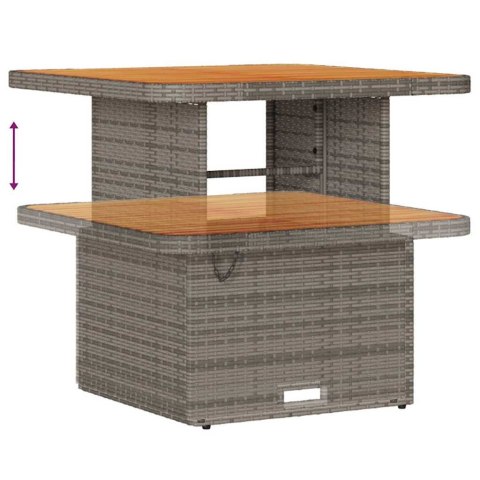 VidaXL Zestaw Sof na Ogród z poduszką 8 pcs Szary Rattan poli