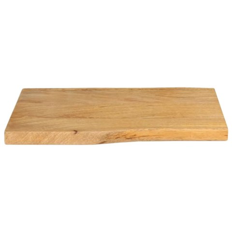 BLAT STOŁU 60X40X2,5CM NATURALNA KRAWĘDŹ LITE DREWNO MANGO