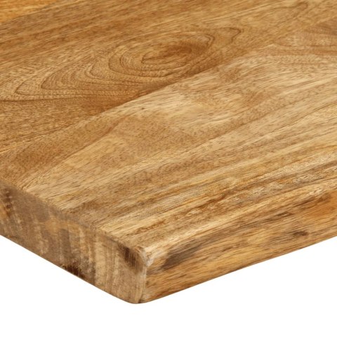 BLAT STOŁU 60X40X2,5CM NATURALNA KRAWĘDŹ LITE DREWNO MANGO