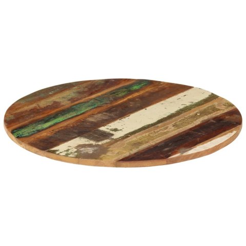 OKRĄGŁY BLAT STOŁU 60CM 15-16MM LITE DREWNO ODZYSKANE