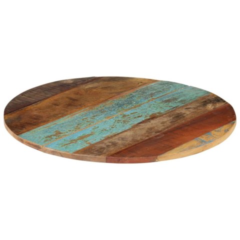 OKRĄGŁY BLAT STOŁU 60CM 15-16MM LITE DREWNO ODZYSKANE