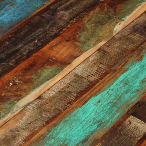 OKRĄGŁY BLAT STOŁU 80CM 15-16MM LITE DREWNO ODZYSKANE