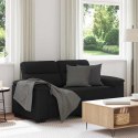 SOFA 2-OSOBOWA CZARNA 120CM TKANINA