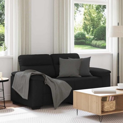 SOFA 2-OSOBOWA CZARNA 120CM TKANINA