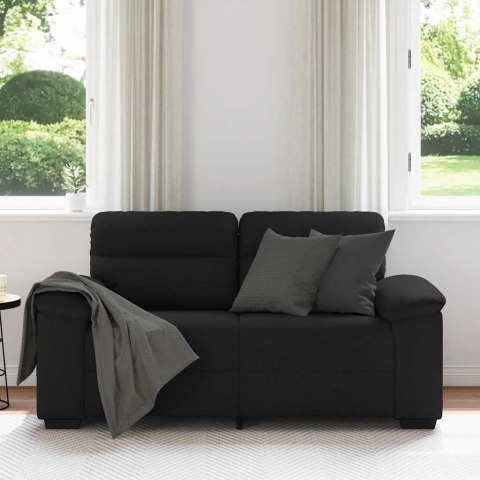 SOFA 2-OSOBOWA CZARNA 120CM TKANINA