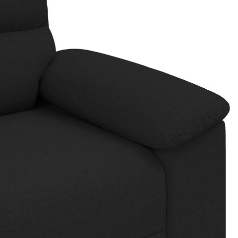 SOFA 2-OSOBOWA CZARNA 120CM TKANINA