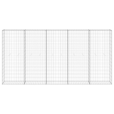 ŚCIANA GABIONOWA GABION Z POKRYWAMI 300X30X150CM