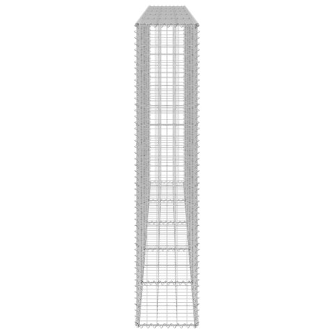 ŚCIANA GABIONOWA GABION Z POKRYWAMI 300X30X150CM