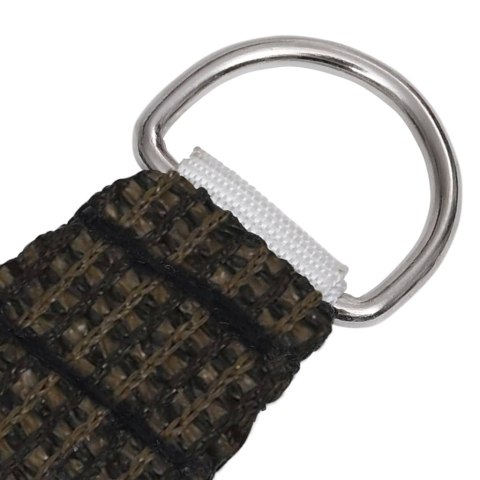 ŻAGIEL PRZECIWSŁONECZNY OGRODOWY MARKIZA TARAS 160G/M² BRĄZOWY 4,5X4,5X4,5M