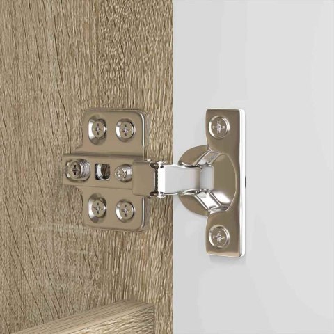 ZESTAW MEBLI ŁAZIENKOWYCH Z SZUFLADĄ Z PÓŁKĄ 4 PCS DĄB SONOMA