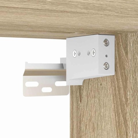 ZESTAW MEBLI ŁAZIENKOWYCH Z SZUFLADĄ Z PÓŁKĄ 4 PCS DĄB SONOMA