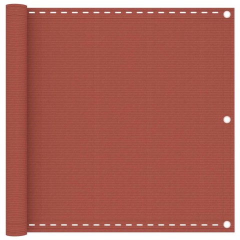 PARAWAN BALKONOWY OSŁONA OGRODOWA TARASOWA TERAKOTOWY 90X400CM