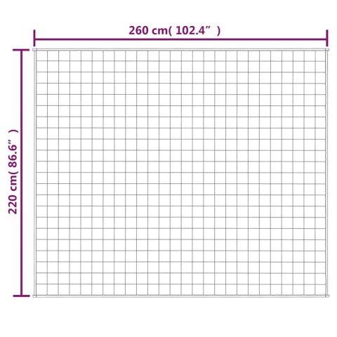 KOC OBCIĄŻENIOWY NIEBIESKI 220X260CM 15KG TKANINA