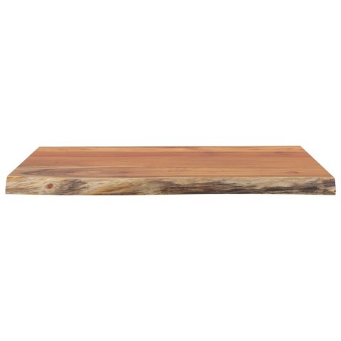 BLAT DO STOŁU 40X40X2,5CM DREWNO AKACJOWE NATURALNA KRAWĘDŹ