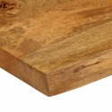 BLAT STOŁU 180X40X2,5CM NATURALNA KRAWĘDŹ LITE DREWNO MANGO