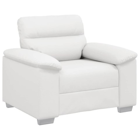 FOTEL BRĄZOWY 60CM OBITY SZTUCZNĄ SKÓRĄ