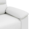 FOTEL BRĄZOWY 60CM OBITY SZTUCZNĄ SKÓRĄ